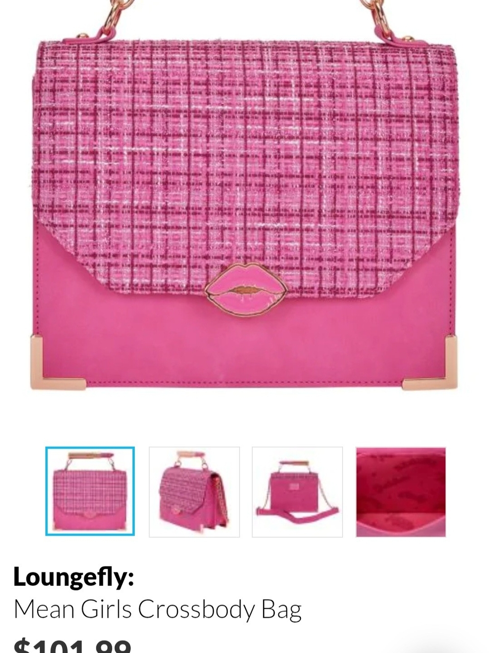Mean Girls crossbody loungefly.